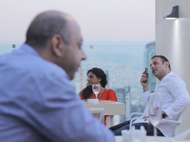 Sunset gathering at Citea Apart Hotel